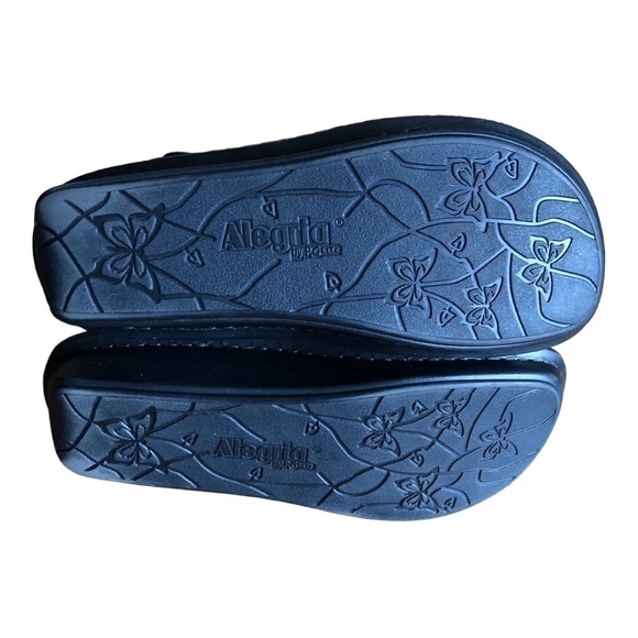 Alegria Viki Black Floral Slingback Sandal EU 37 - Picture 4 of 9